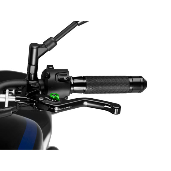 Puig Short V3 Clutch (Black Lever With Blue Selector) Green